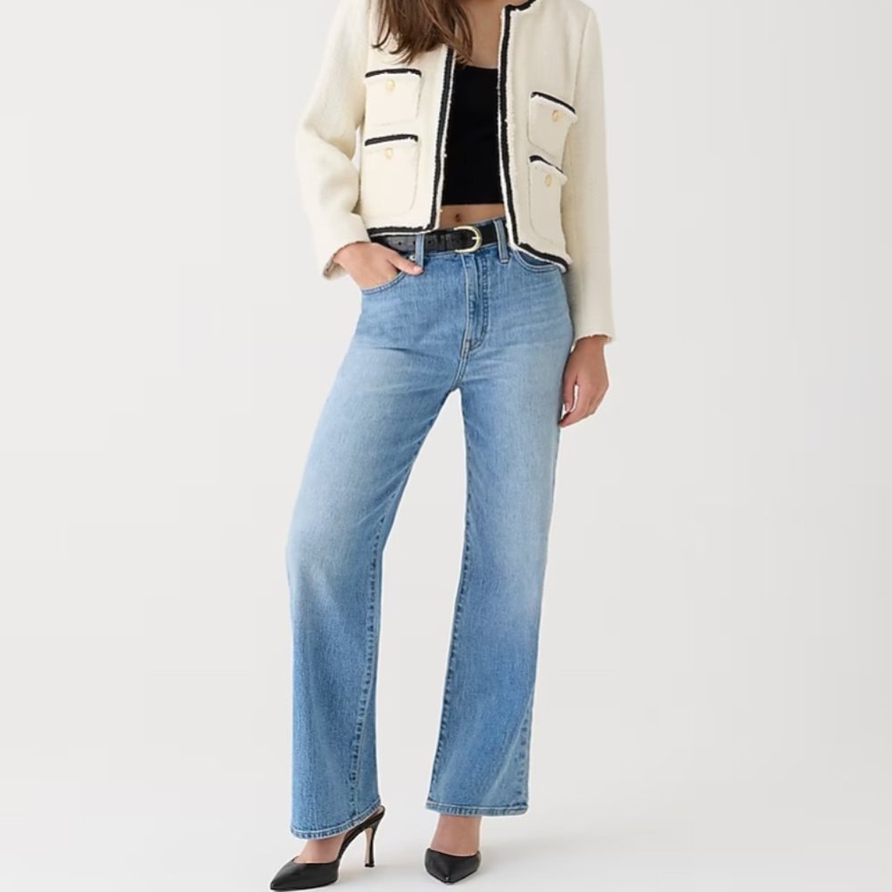 BRAND NEW J. Crew Slim wide-leg jean in River place wash